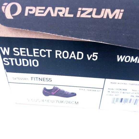 Pearl Izumi Road Select V5 Studio Cycling Shoes Women US 6.5  Pearl Izumi Women\'s SELECT Road v5 Studio Cycling Shoe Black Pink 9.5, 41 EU